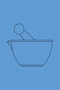 7210 - Glass Mortar And Pestle